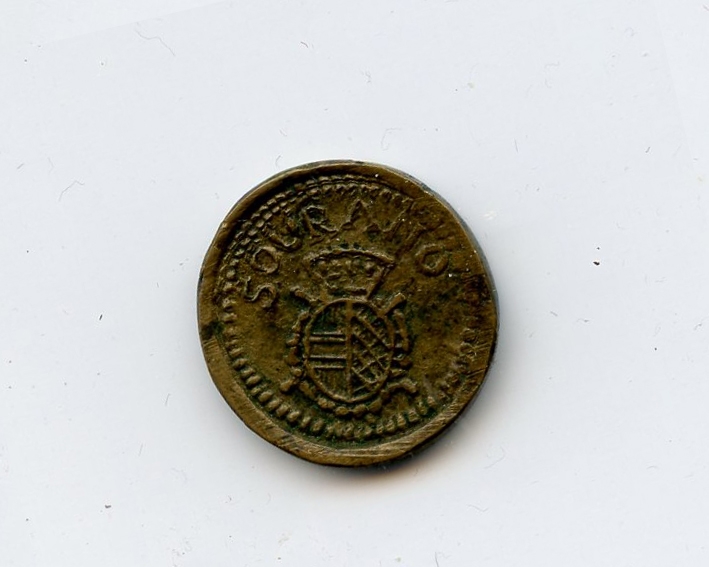 REGNO LOMBARDO-VENETO, Francesco II (1792-1800) Peso "(ERRORE) SOURANO" (Sovrano di Fiandra 1792-1800)